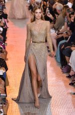 MEGAN WILLIAMS at Elie Saab Runway Show at Paris Fashion Week 07/04/2018