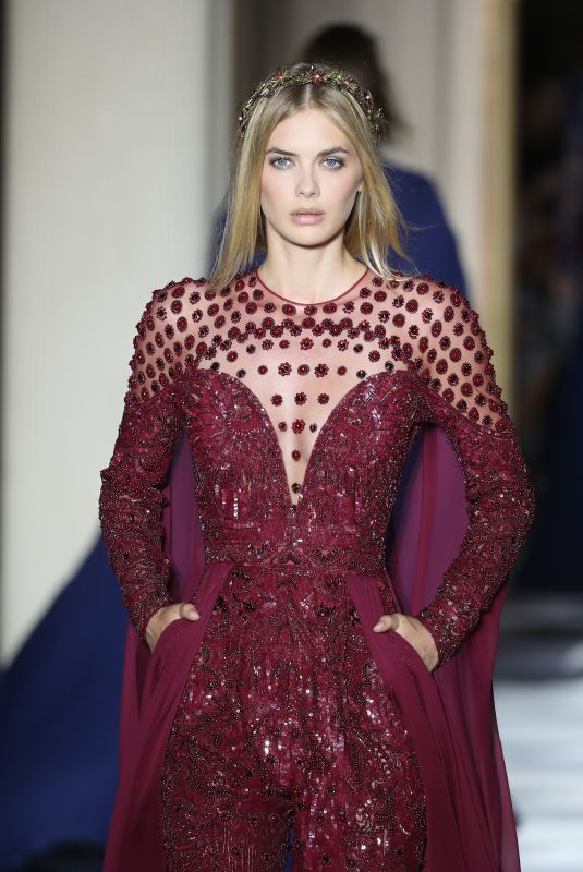 MEGAN WILLIAMS at Zuhair Murad Fashion Show in Paris 07/04/2018