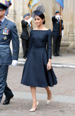 MEGHAN MARKLE and KATE MIDDLETON at a Service Marking Centenary of Royal Air Force in London 07/10/2018