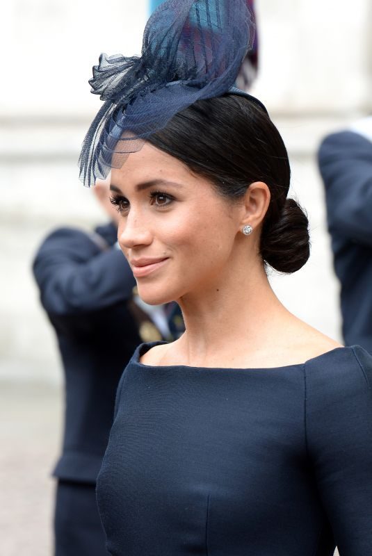 MEGHAN MARKLE and KATE MIDDLETON at a Service Marking Centenary of Royal Air Force in London 07/10/2018