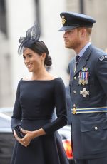 MEGHAN MARKLE and KATE MIDDLETON at a Service Marking Centenary of Royal Air Force in London 07/10/2018
