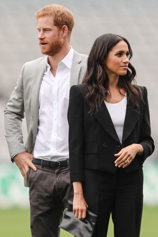 MEGHAN MARKLE and Prince Harry at Croke Park in Dublin 07/11/2018