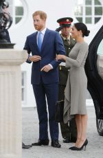 MEGHAN MARKLE Arrives at Meeting with Irish President in Dublin 07/11/2018