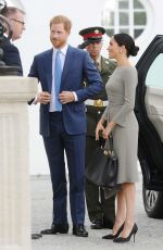 MEGHAN MARKLE Arrives at Meeting with Irish President in Dublin 07/11/2018