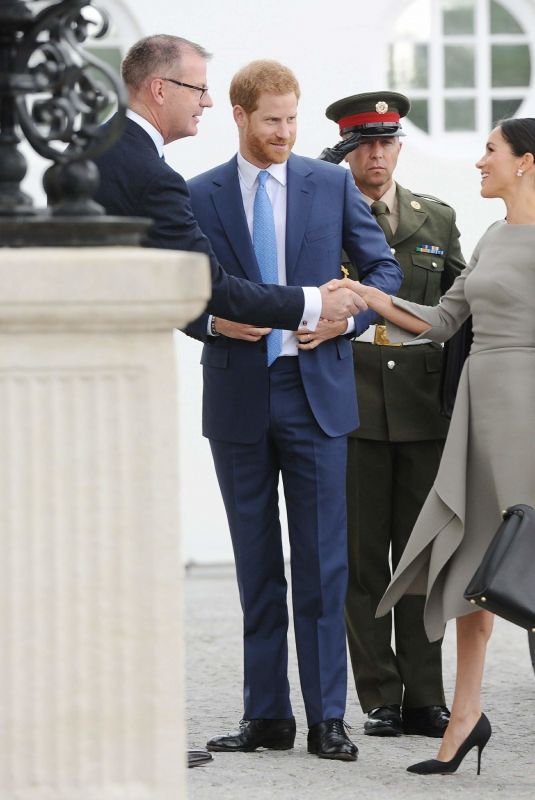 MEGHAN MARKLE Arrives at Meeting with Irish President in Dublin 07/11/2018