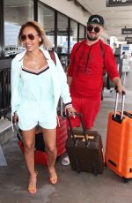 MELANIE BROWN at LAX Airport in Los Angeles 07/19/2018