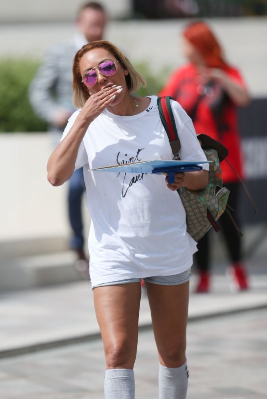 MELANIE BROWN Leaves ITV Studio in London 07/23/2018