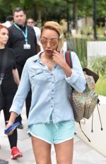 MELANIE BROWN Leaves ITV Studios in London 07/24/2018