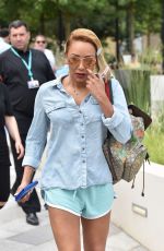 MELANIE BROWN Leaves ITV Studios in London 07/24/2018