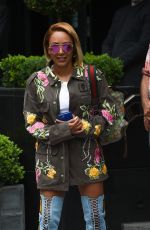 MELANIE BROWN Out and About in Leeds 07/21/2018