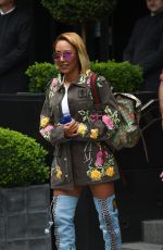 MELANIE BROWN Out and About in Leeds 07/21/2018