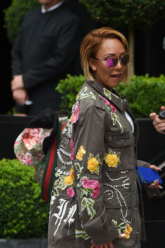 MELANIE BROWN Out and About in Leeds 07/21/2018