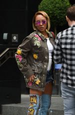 MELANIE BROWN Out and About in Leeds 07/21/2018