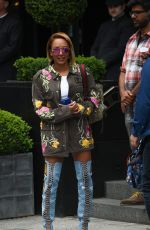 MELANIE BROWN Out and About in Leeds 07/21/2018