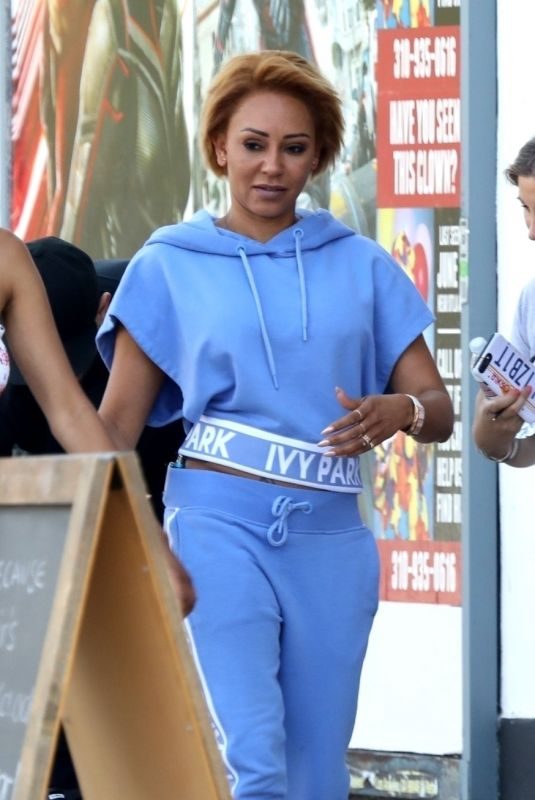 MELANIE BROWN Shopping on Melrose Avenue in West Hollywood 07/10/2018