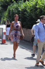 MELANIE SYKES Arrives at Wimbledon in London 07/07/2018