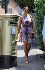 MELANIE SYKES Arrives at Wimbledon in London 07/07/2018