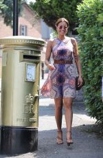 MELANIE SYKES Arrives at Wimbledon in London 07/07/2018