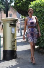 MELANIE SYKES Arrives at Wimbledon in London 07/07/2018