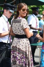 MELANIE SYKES at Wimbledon in London 07/04/2018