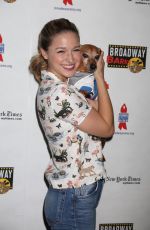MELISSA BENOIST at 20th Annual Broadway Barks Animal Adoption Event in New York 07/14/2018