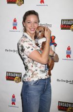 MELISSA BENOIST at 20th Annual Broadway Barks Animal Adoption Event in New York 07/14/2018