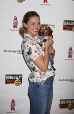 MELISSA BENOIST at 20th Annual Broadway Barks Animal Adoption Event in New York 07/14/2018