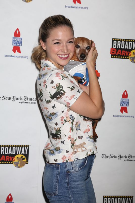 MELISSA BENOIST at 20th Annual Broadway Barks Animal Adoption Event in New York 07/14/2018