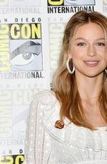 MELISSA BENOIST at Supergirl Press Line at Comic-con in San Diego 07/21/2018