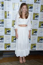 MELISSA BENOIST at Supergirl Press Line at Comic-con in San Diego 07/21/2018