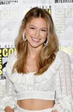 MELISSA BENOIST at Supergirl Press Line at Comic-con in San Diego 07/21/2018