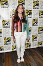 MELISSA FUMERO, STEPHANIE BEATRIZ and CHELSEA PERETTI at Brooklyn Nine-nine Panel at Comic-con in San Diego 07/19/2018