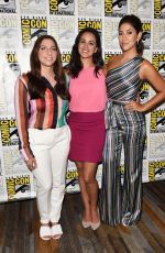 MELISSA FUMERO, STEPHANIE BEATRIZ and CHELSEA PERETTI at Brooklyn Nine-nine Panel at Comic-con in San Diego 07/19/2018