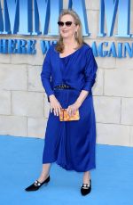 MERYL STREEP at Mamma Mia Here We Go Again Premiere in London 07/16/2018