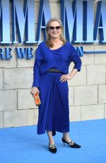 MERYL STREEP at Mamma Mia Here We Go Again Premiere in London 07/16/2018