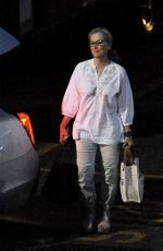 MERYL STREEP Leaves Big Little Lies Set in Los Angeles 07/28/2018