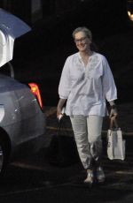 MERYL STREEP Leaves Big Little Lies Set in Los Angeles 07/28/2018