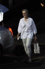 MERYL STREEP Leaves Big Little Lies Set in Los Angeles 07/28/2018