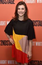 MIA SINCLAIR JENNESS at Straight White Men Broadway Play Opening Night in New York 07/23/2018