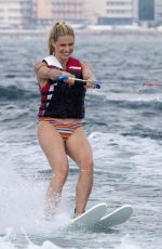 MICHELLE and AURORA HUNZIKER Water Skiing in Milano Marittima 07/06/2018