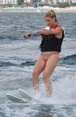 MICHELLE and AURORA HUNZIKER Water Skiing in Milano Marittima 07/06/2018