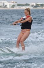 MICHELLE and AURORA HUNZIKER Water Skiing in Milano Marittima 07/06/2018