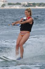 MICHELLE and AURORA HUNZIKER Water Skiing in Milano Marittima 07/06/2018