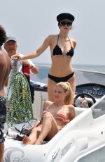 MICHELLE and AURORA HUNZIKER Water Skiing in Milano Marittima 07/06/2018