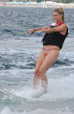 MICHELLE and AURORA HUNZIKER Water Skiing in Milano Marittima 07/06/2018