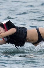MICHELLE and AURORA HUNZIKER Water Skiing in Milano Marittima 07/06/2018