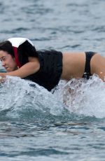MICHELLE and AURORA HUNZIKER Water Skiing in Milano Marittima 07/06/2018