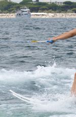 MICHELLE and AURORA HUNZIKER Water Skiing in Milano Marittima 07/06/2018