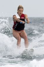 MICHELLE and AURORA HUNZIKER Water Skiing in Milano Marittima 07/06/2018