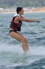 MICHELLE and AURORA HUNZIKER Water Skiing in Milano Marittima 07/06/2018